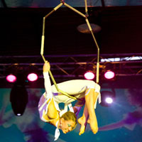 Anastasiya - Aerial Hoop - Aerial Silks Solo Act - Acrobatic Duo Adagio