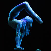 Angelika - Contortion on the Floor and In the Air (Aerial Hoop)